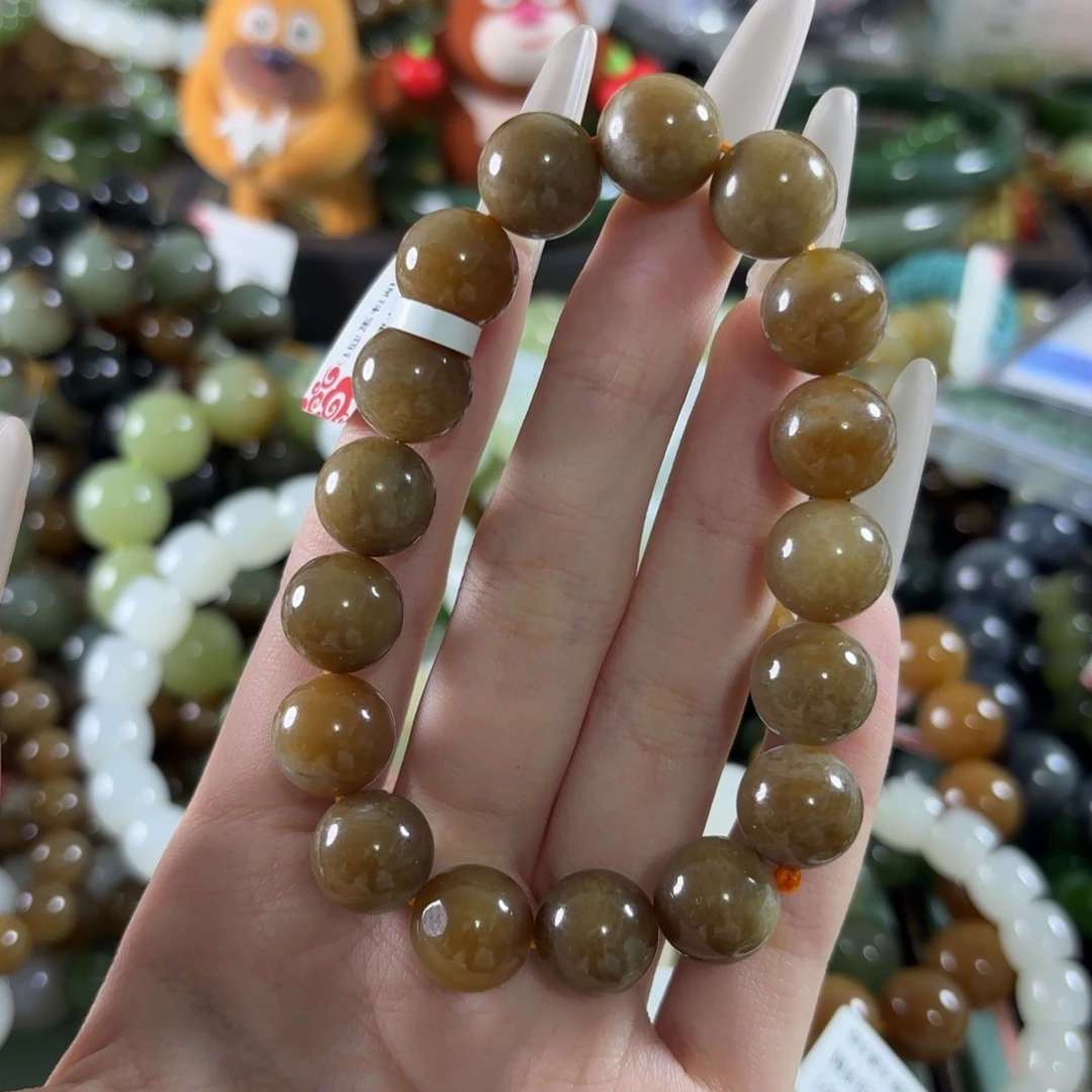 和田玉未镶嵌手链215