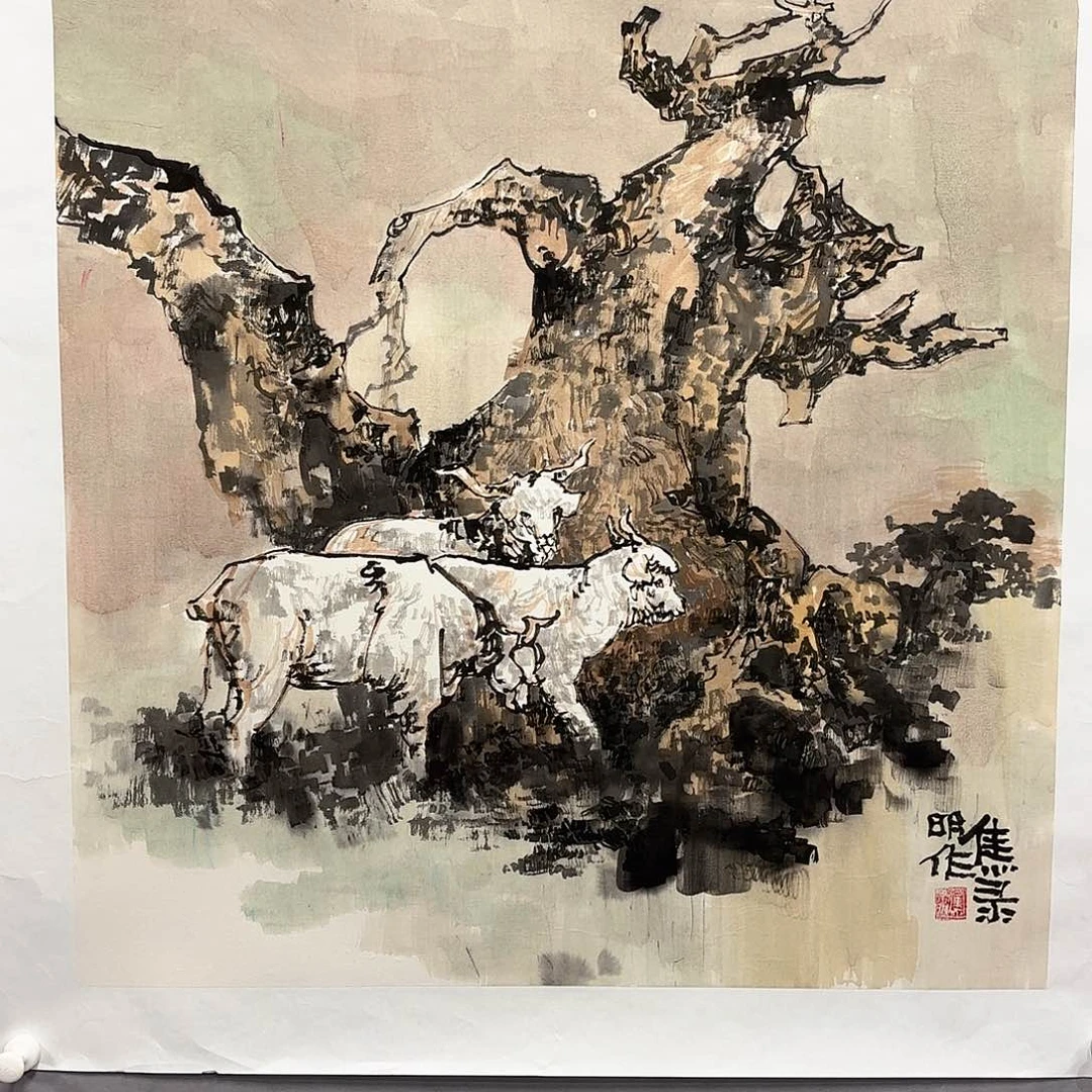 国画国画纯手绘作品请放心去藏