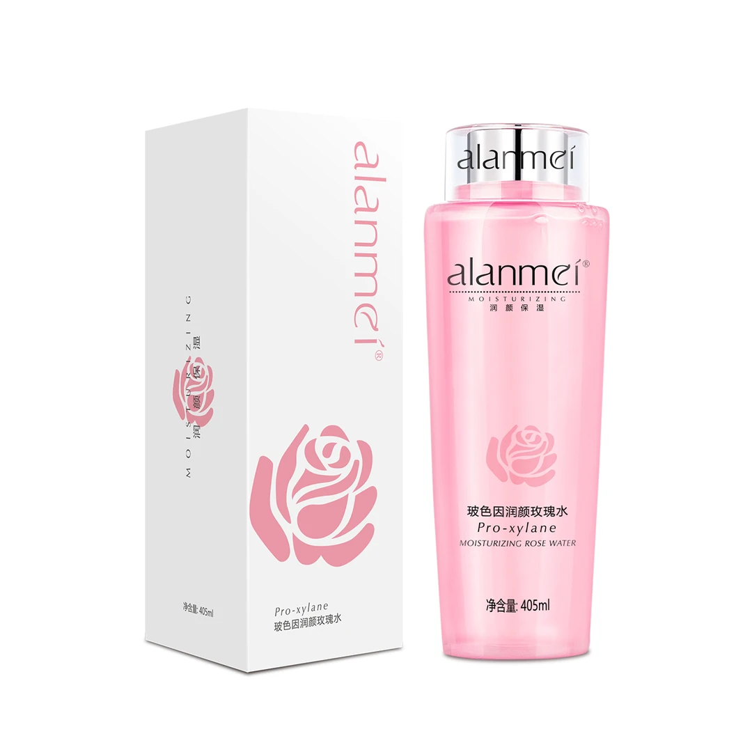 alanmei玻色因精华水 爽肤水保湿补水正品抗皱紧致水玫瑰水三合一