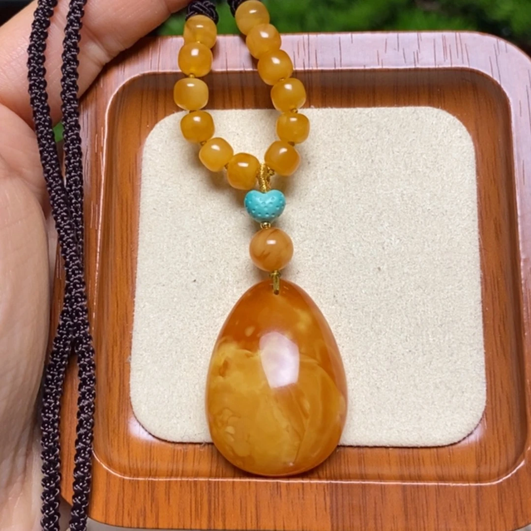 【闪购商品】蜜蜡颈饰未镶嵌项链