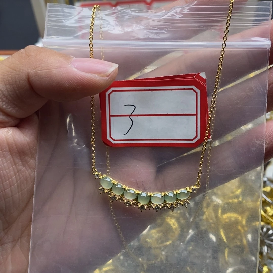 翡翠戒指银S925镶嵌翡翠首饰