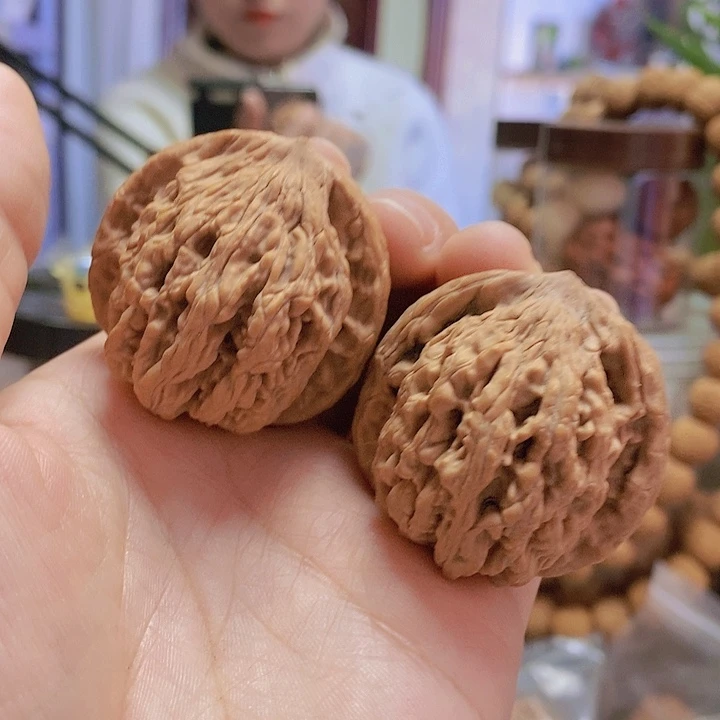 【闪购商品】文玩核桃把件41虎头