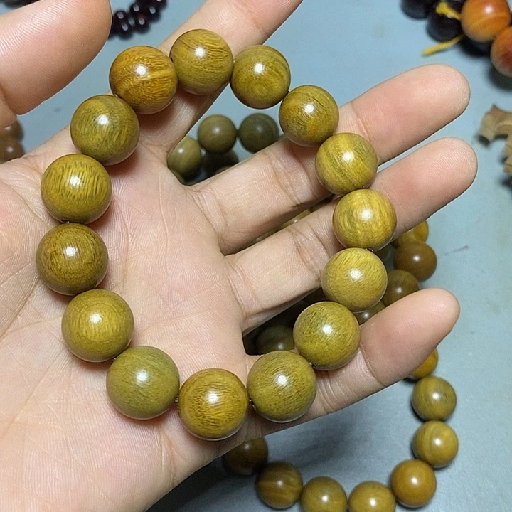 木1号绿檀1.5圆珠