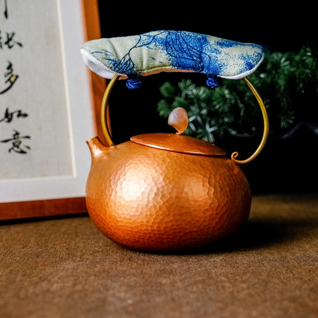 【麦棠】咖啡哑光色逍遥铜壶 500ml（麦棠0067）