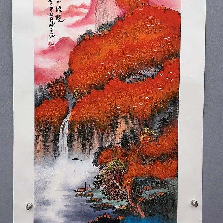 国画书法作品多次参加