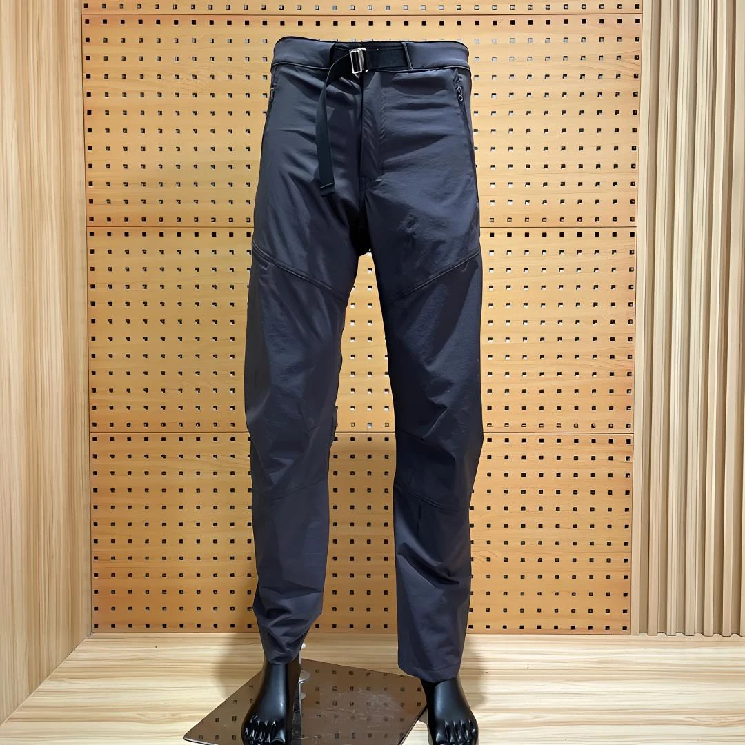 鸟家平替立体剪裁长裤薄款直筒裤男休闲裤弹力防风软壳裤防泼水