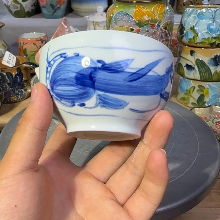 釉下彩手绘（正品发货）123
