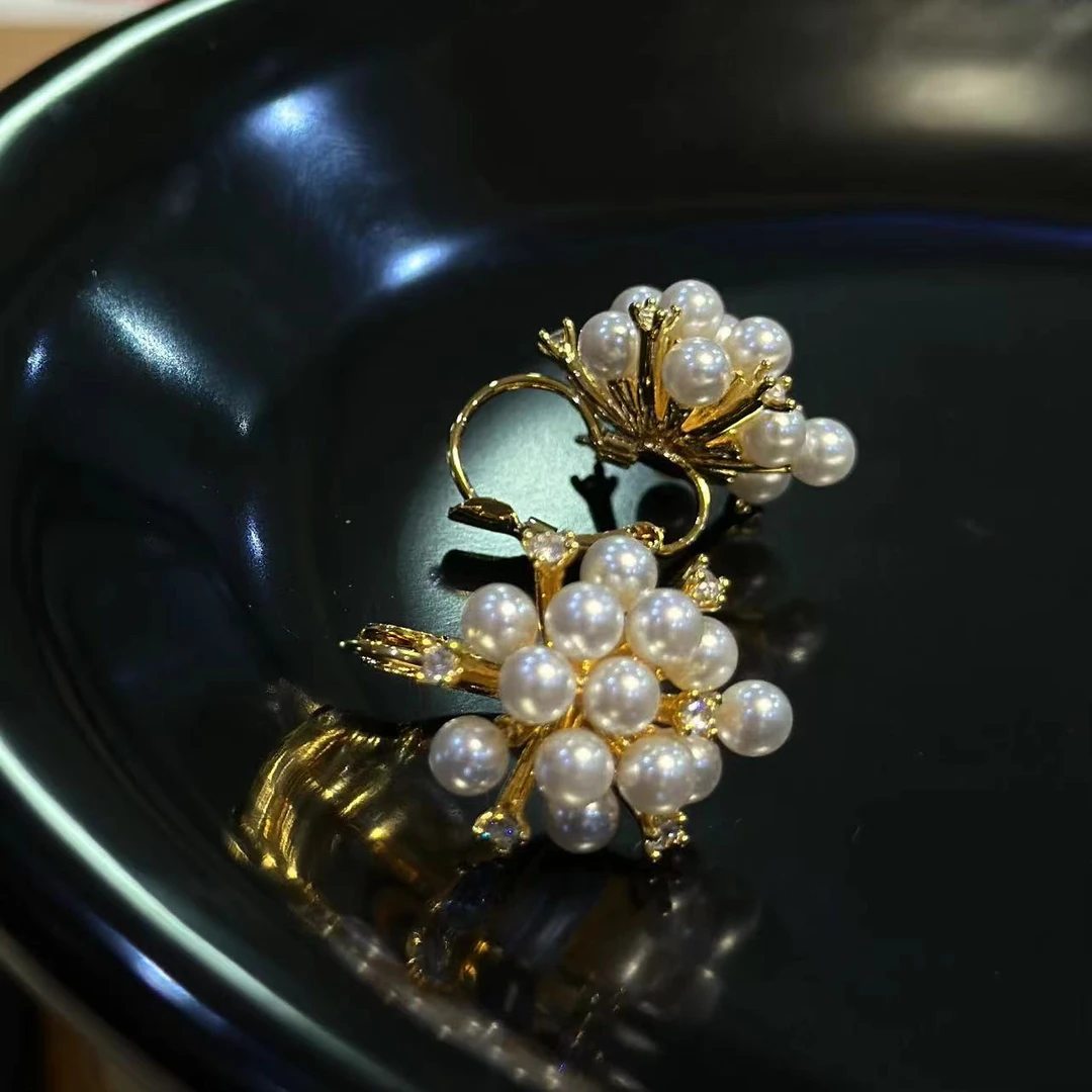 铜合金耳饰 烟花仙气气质耳饰-3985