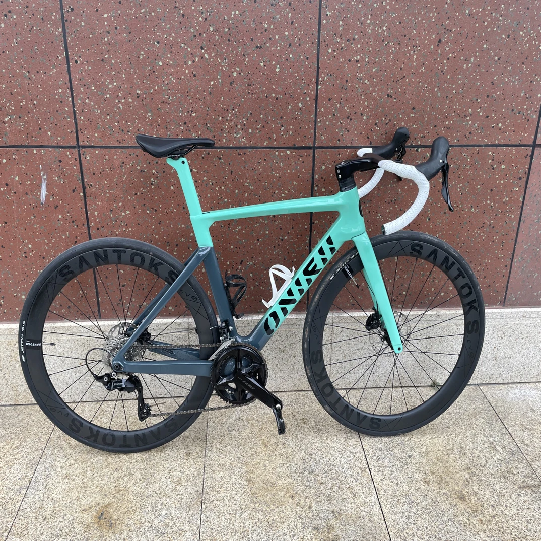 奥利尼全碳纤维公路车，M码适合170到180