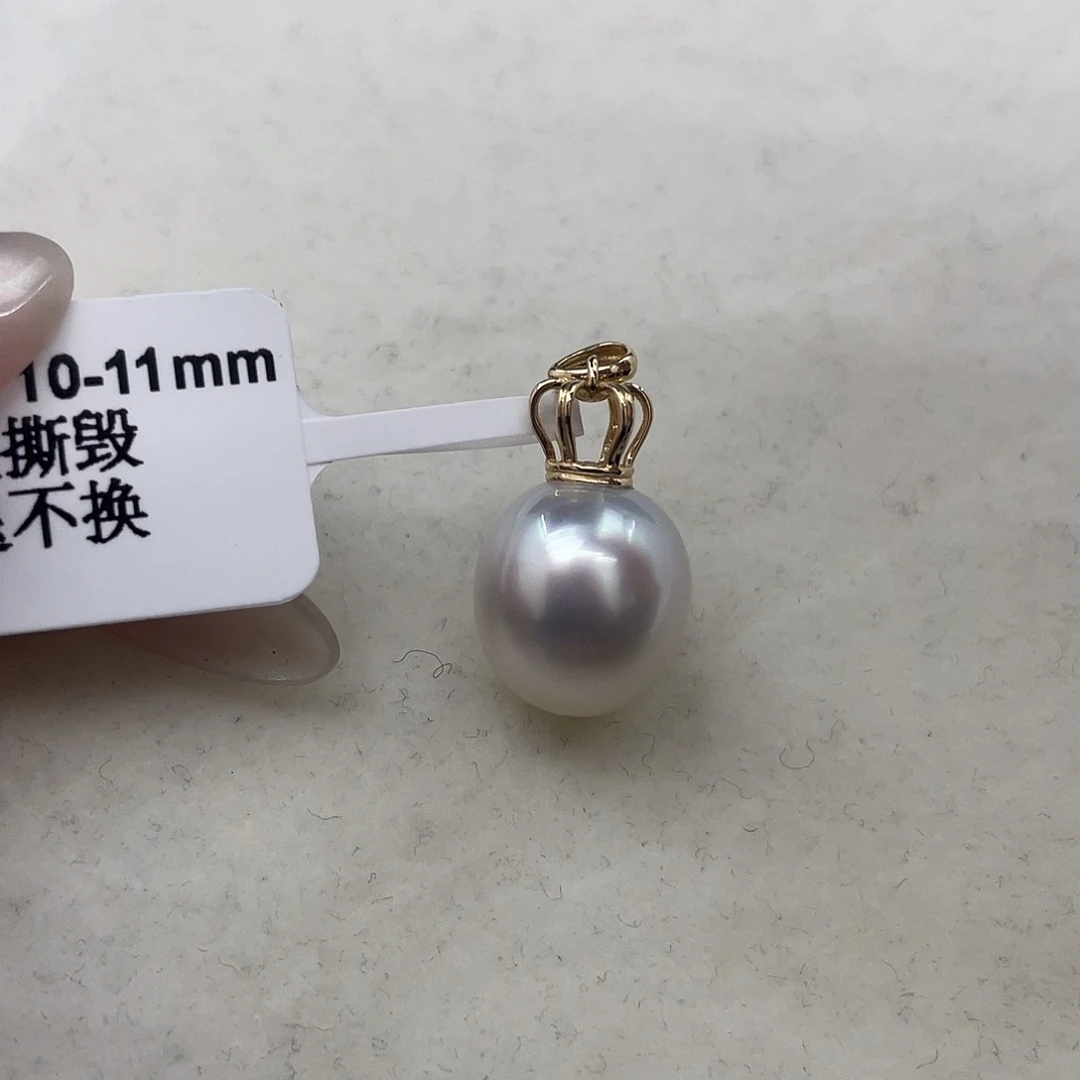 颈饰海水珍珠14K金镶嵌