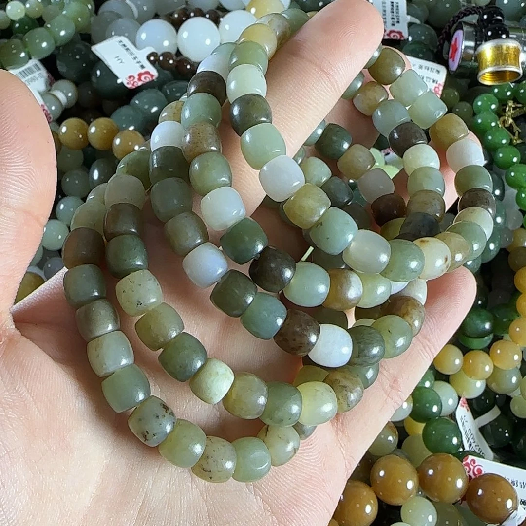 和田玉手链未镶嵌随机发一