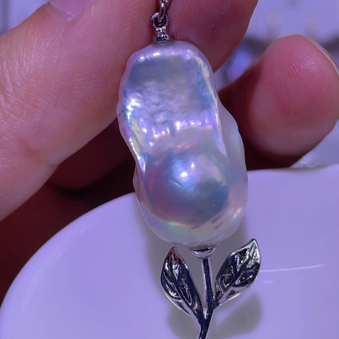 天然淡水珍珠吊坠淡水珍珠未镶嵌