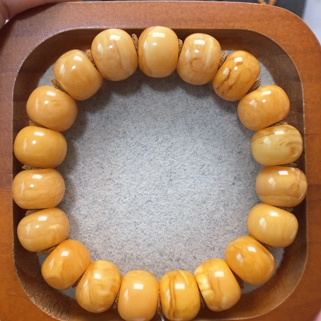 蜜蜡未镶嵌手串蜜蜡