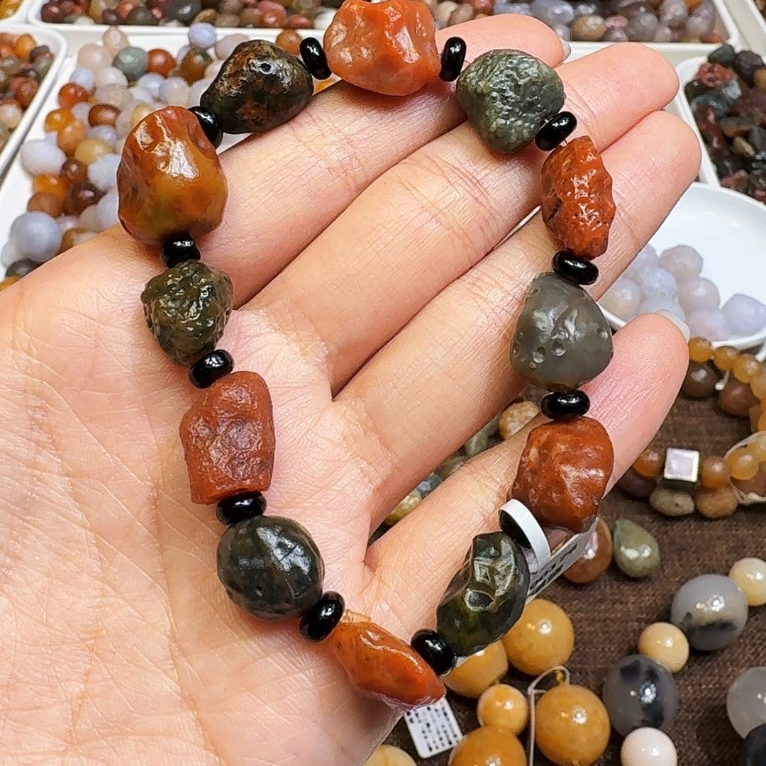 玛瑙/玉髓手链合金