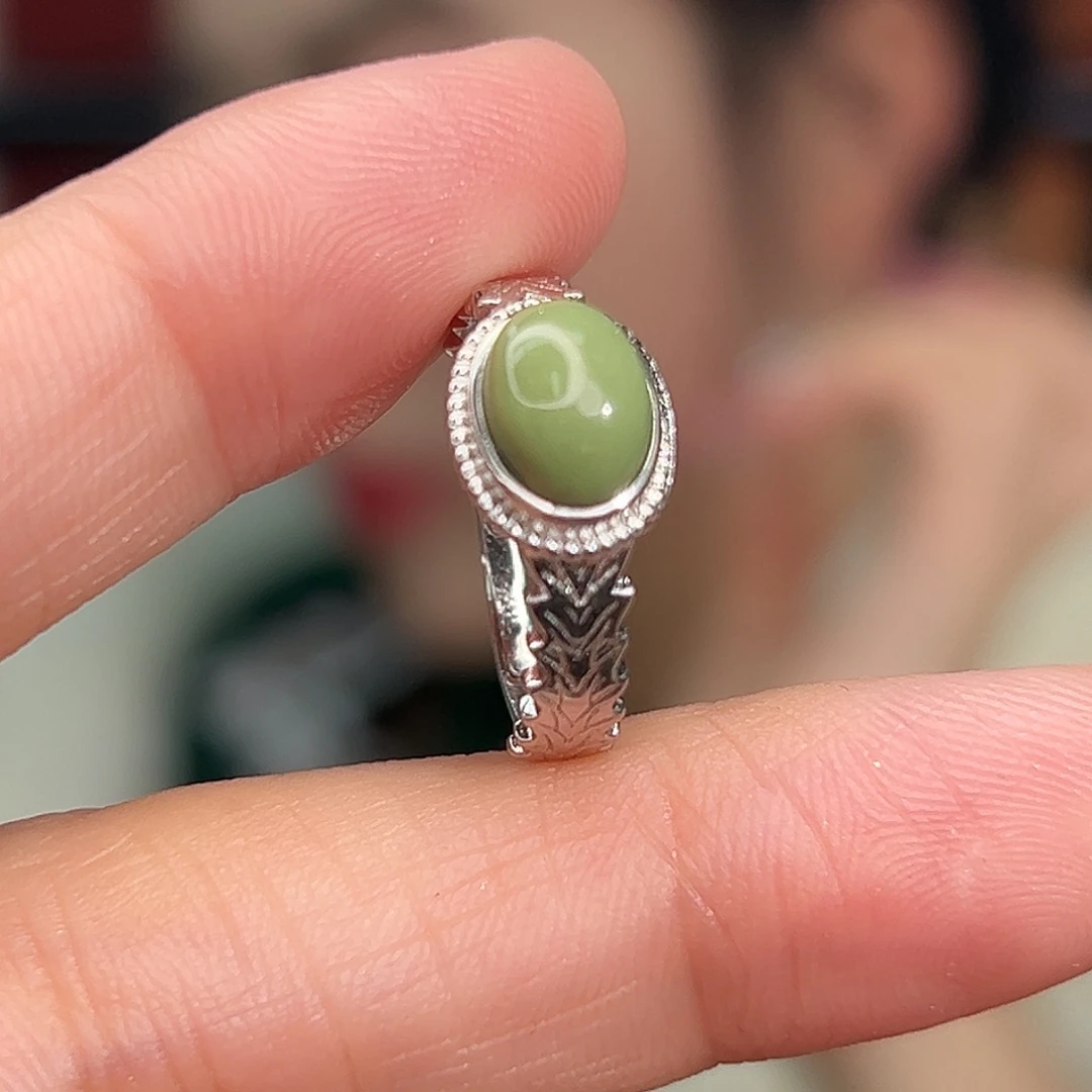 绿松石银S925镶嵌珠宝奇石