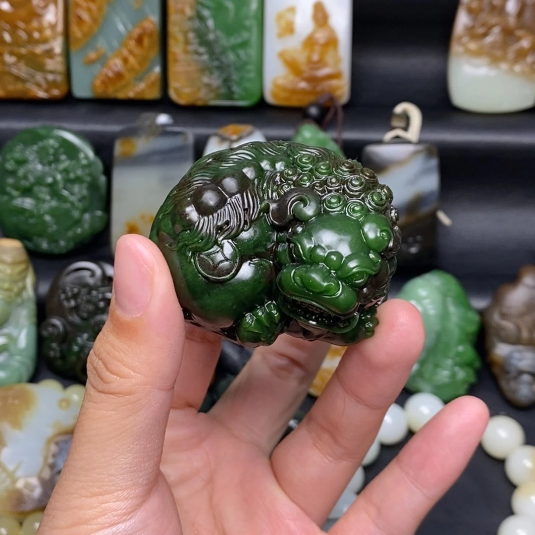 和田玉未镶嵌颈饰@**生