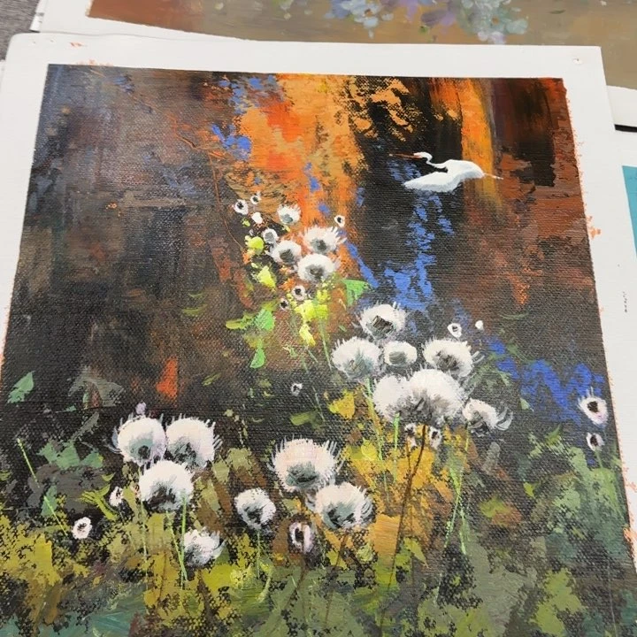 油画在家里面的东西也