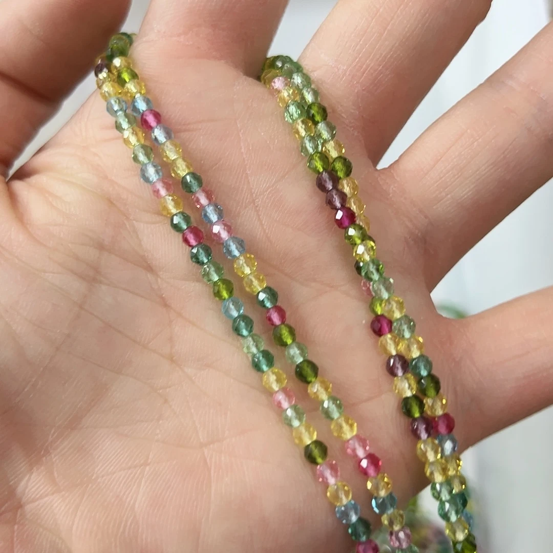 玛瑙/玉髓未镶嵌珠宝半成品，卡3多宝水晶2条