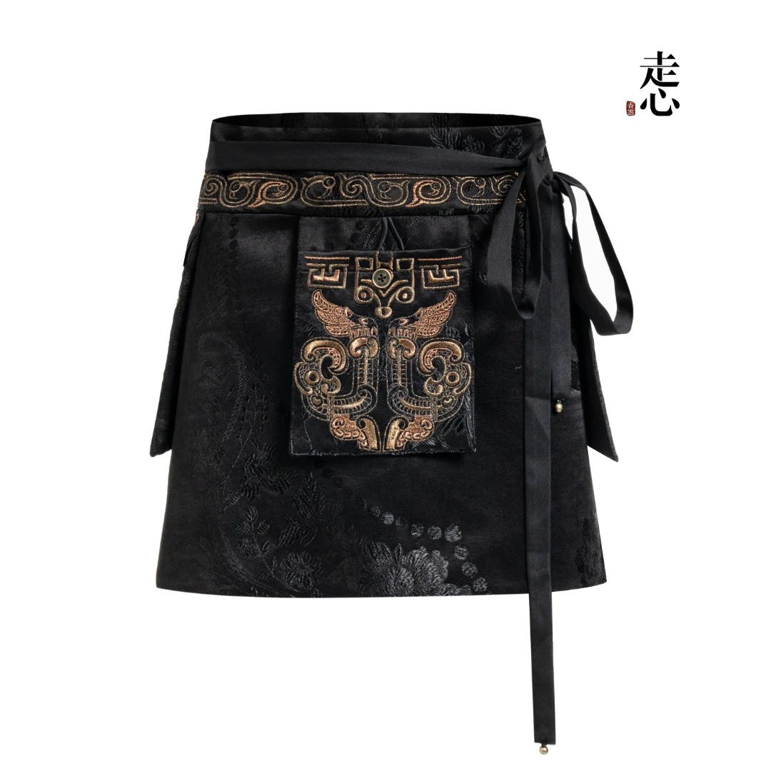 【香云走心】青铜黑金 腰裙24Z36601