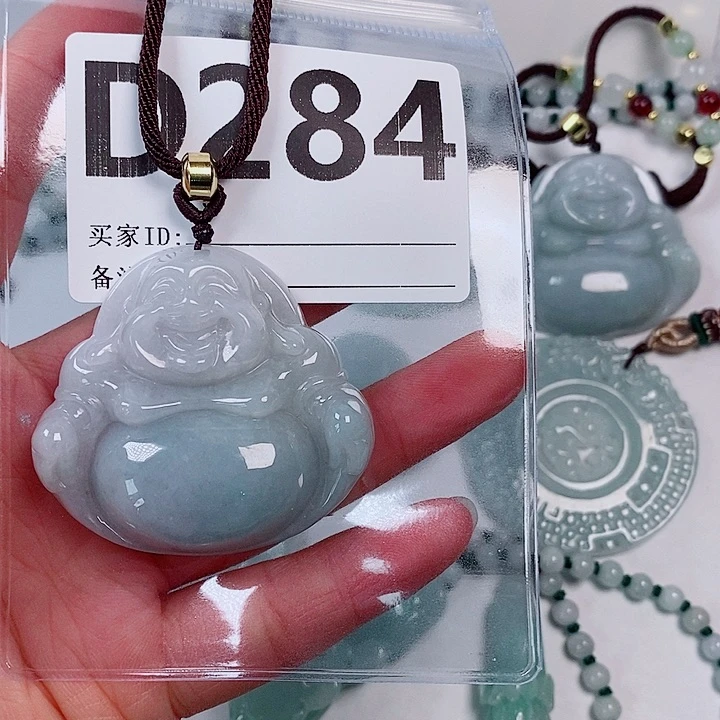 翡翠未镶嵌颈饰天然