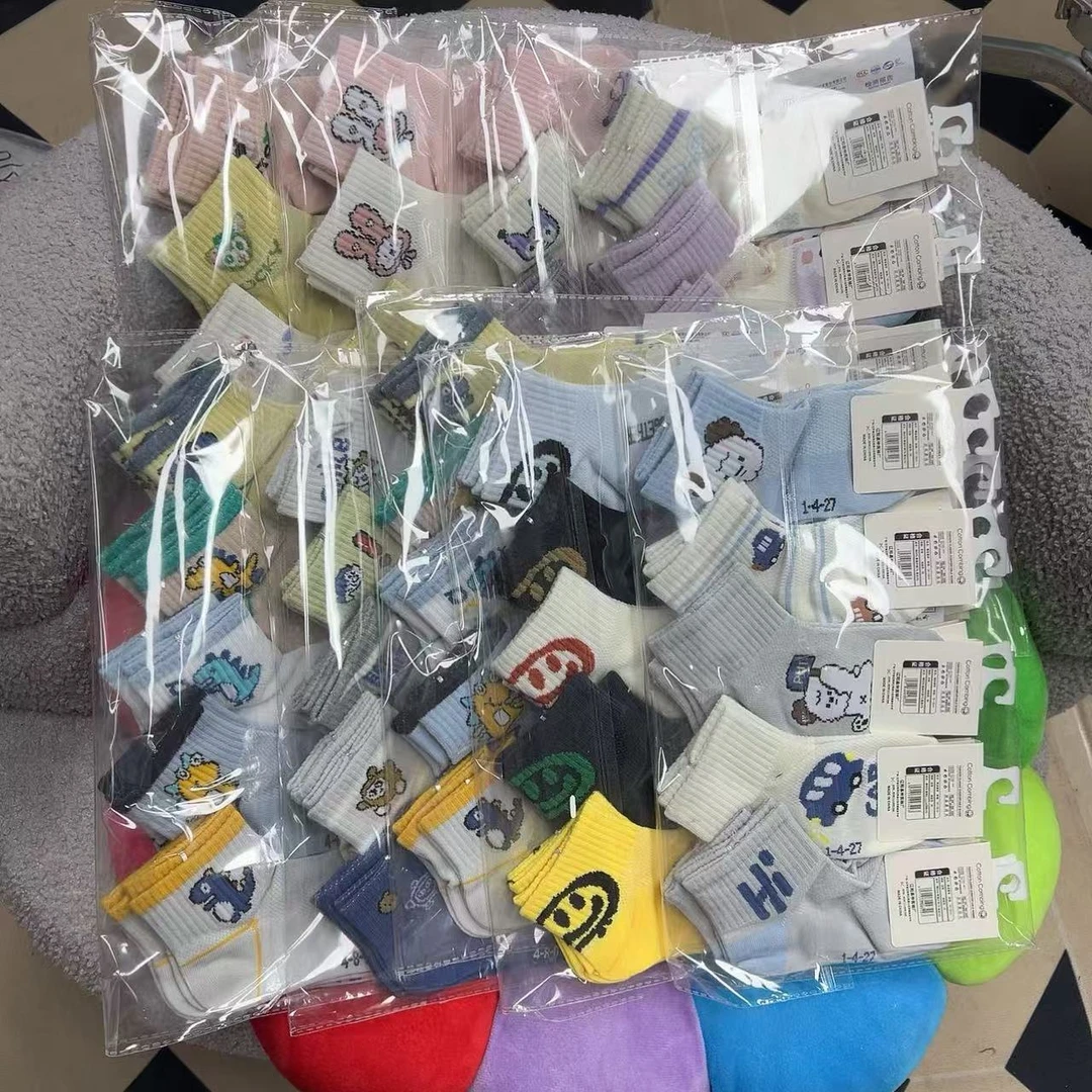 GG698 儿童春款薄袜子 10双装