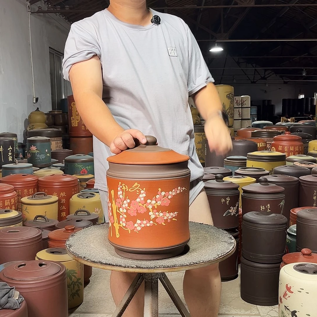 紫砂茶叶罐茶叶罐