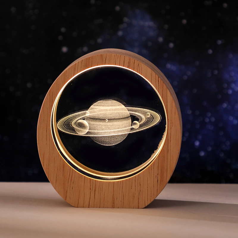 木框水晶星星小夜灯生日礼物送女生闺蜜小众高级感卧室摆件小玩意