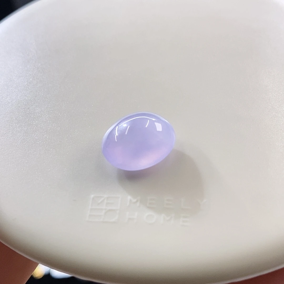 散珠翡翠冰紫蛋面