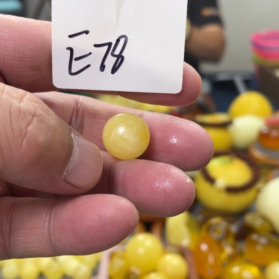 手链琥珀未镶嵌听**鱼