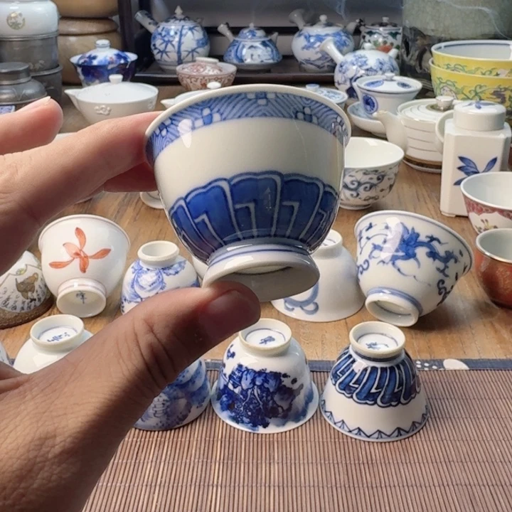 青花杯子茶具系列