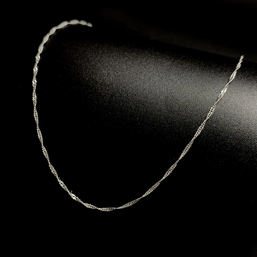 坠链均925银 水波纹链5574-H0420006 CP多样性发其一