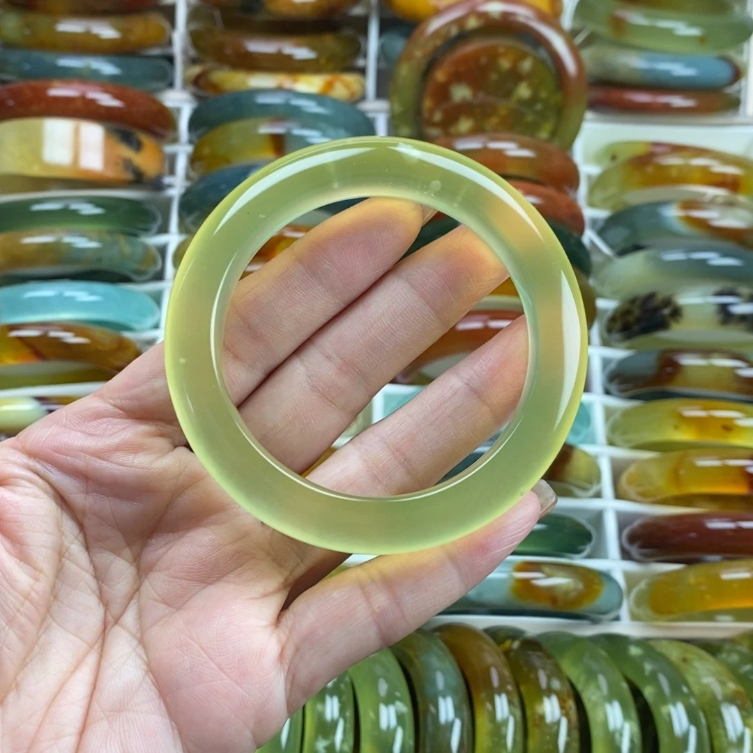 未镶嵌蛇纹石玉手镯56