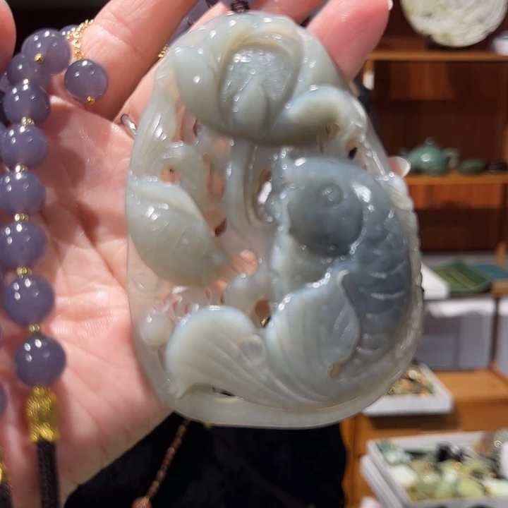 未镶嵌岫玉毛衣链