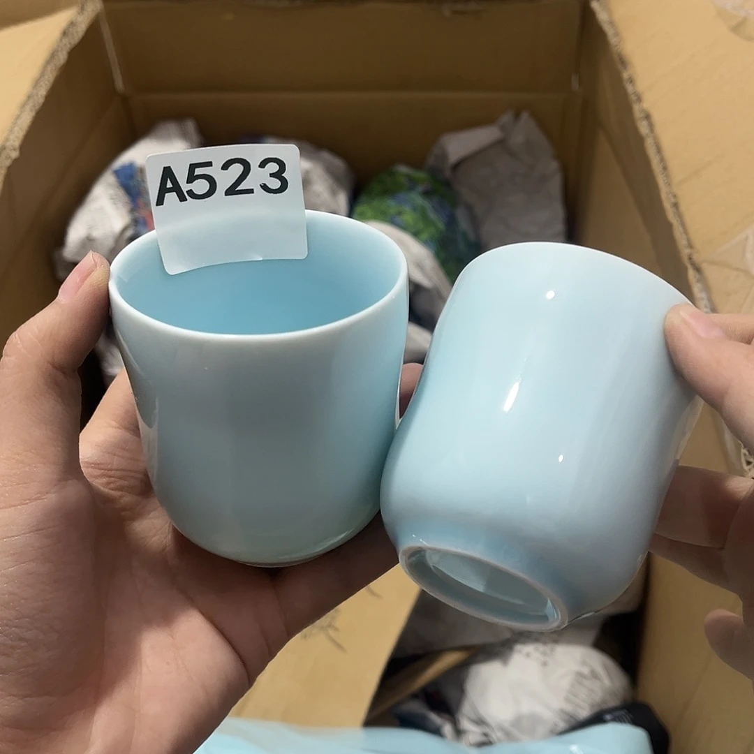 瓷片茶摆件工艺品摆件666