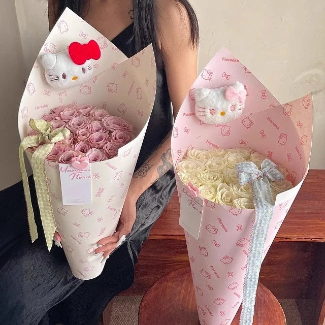 七夕情人节冰激凌KT猫猫头