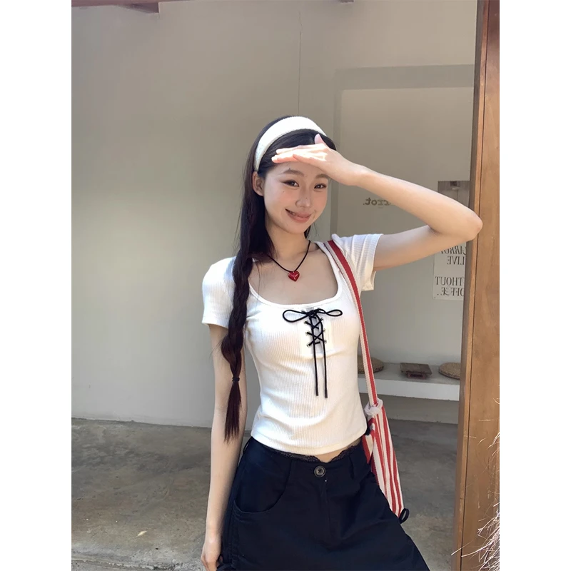 【春启新序】T恤 修身时尚百搭通勤显瘦T恤251M0592#