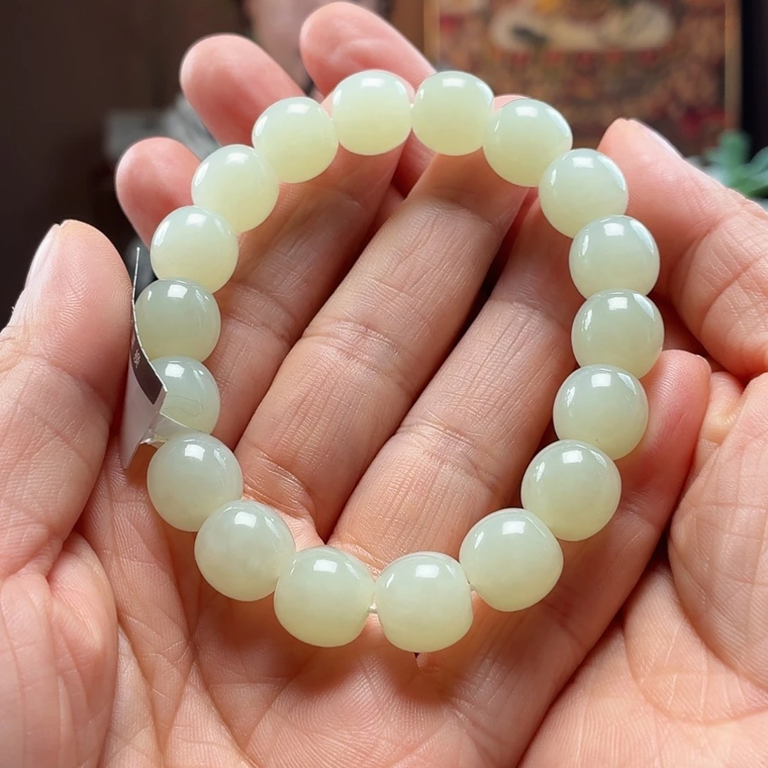 和田玉未镶嵌手链新疆和田玉，1/12