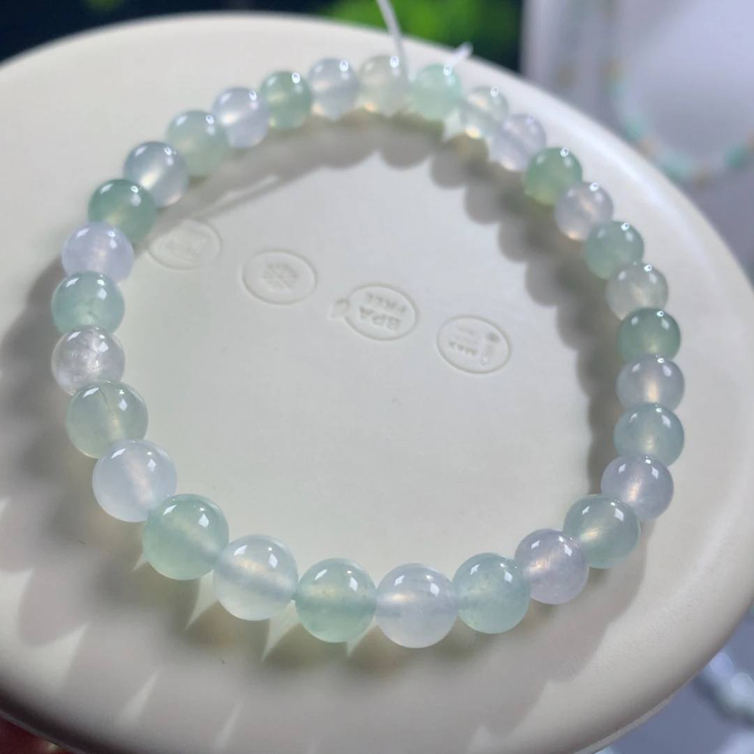 翡翠未镶嵌手链卡6