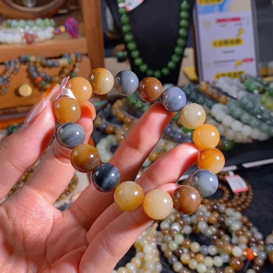 和田玉未镶嵌手链