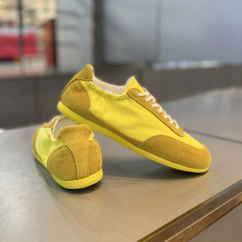 Bambetel鞋子百搭男鞋年春季新款系带德训鞋潮流时尚纯色低帮男阿