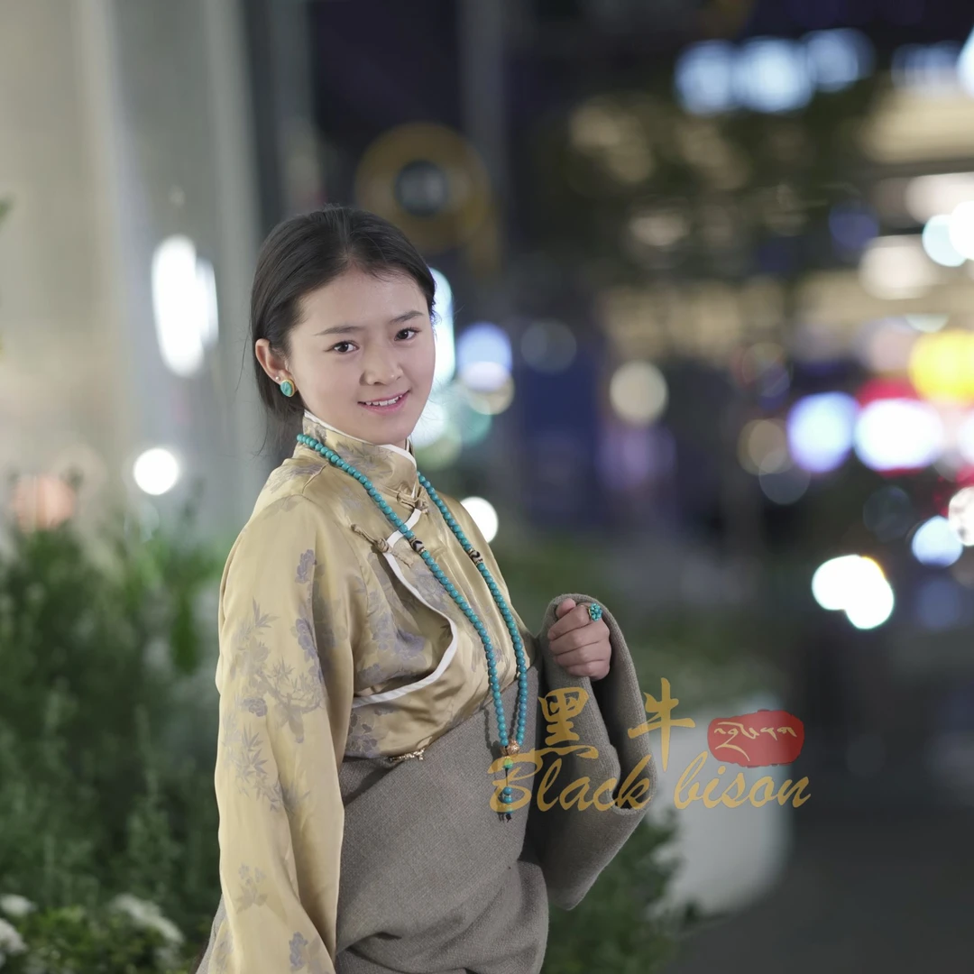 藏式衬衫宽松多色高龄黑牛粉丝福利服