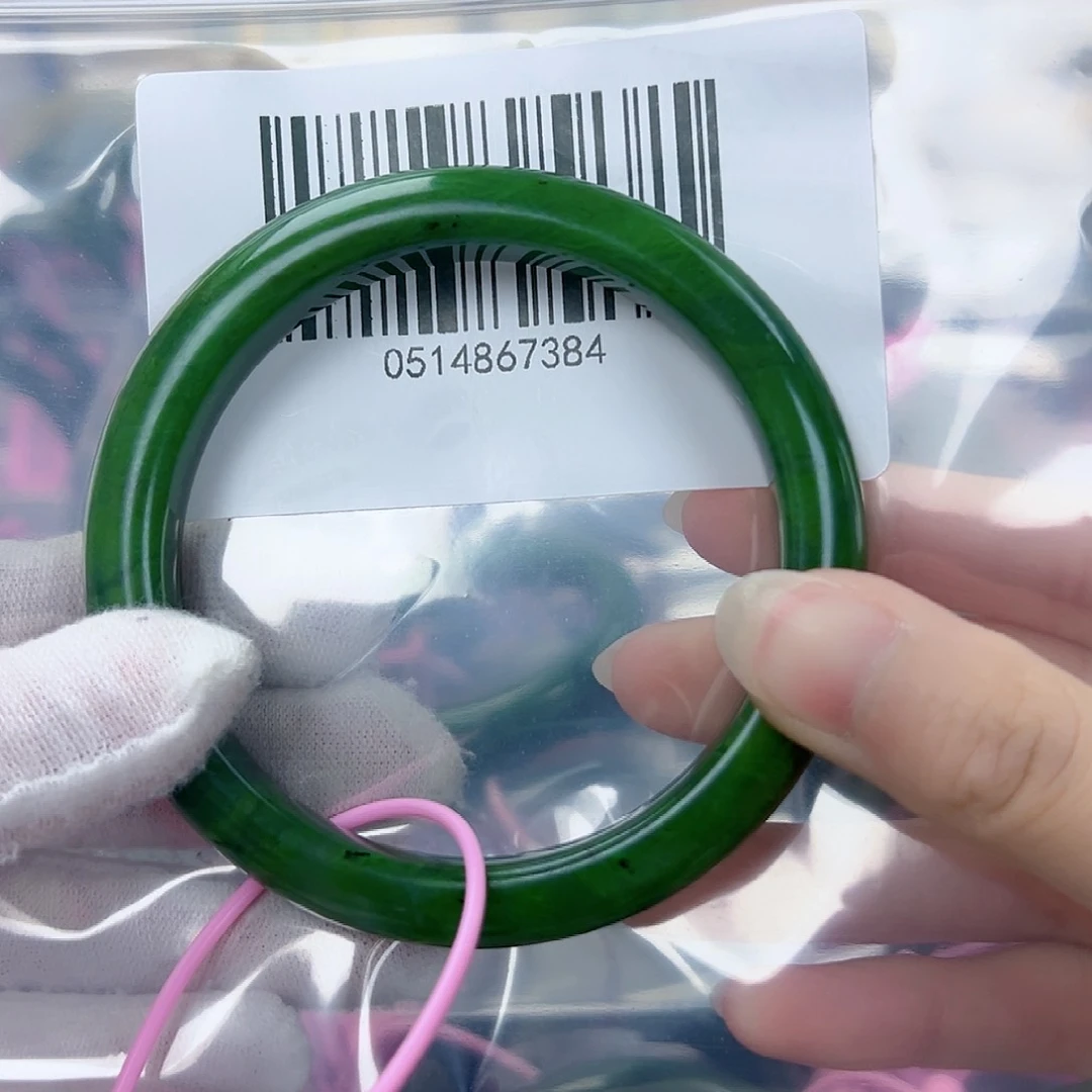 和田玉（碧玉）手镯未镶嵌6364