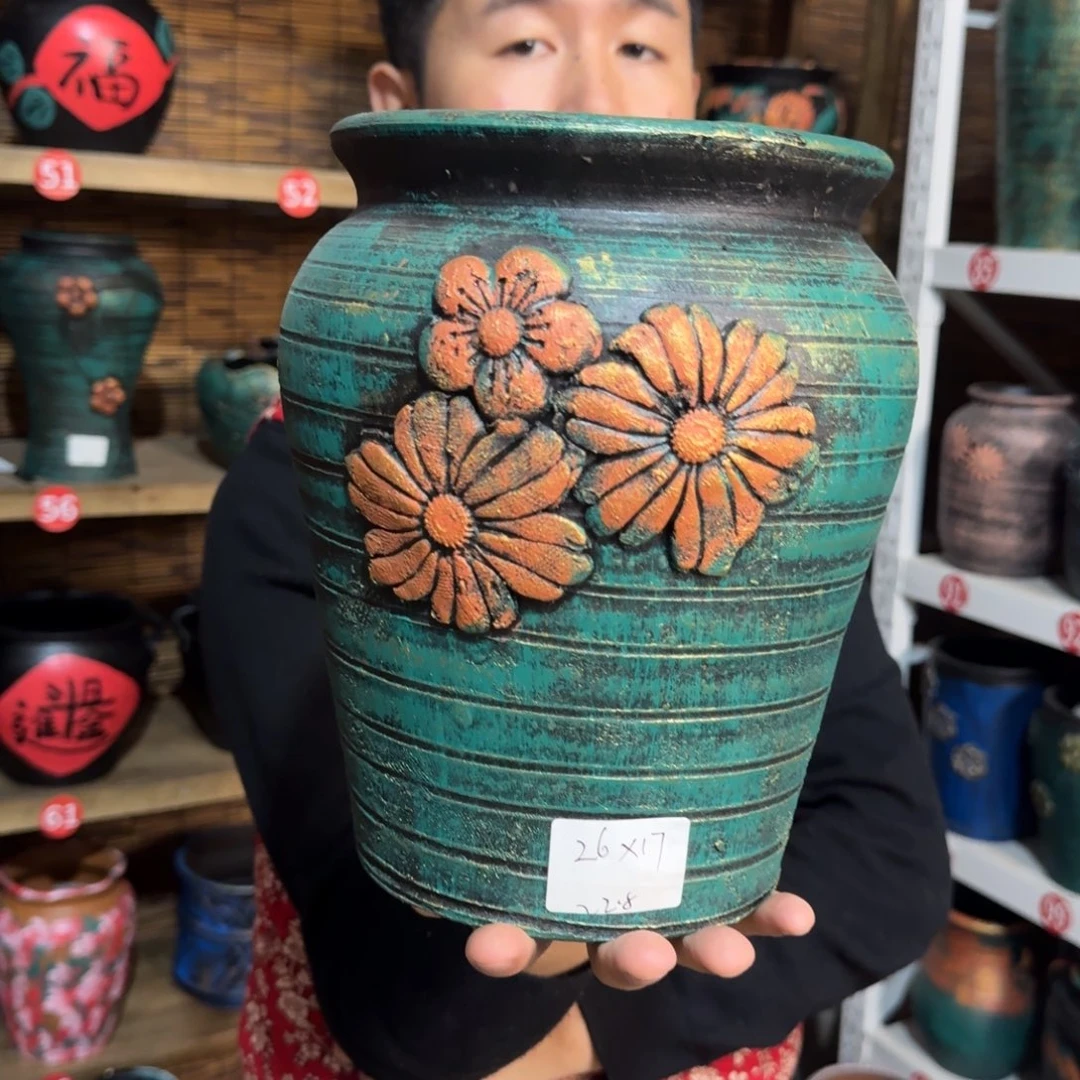 带孔高端浮雕花盆炸炸炸炸