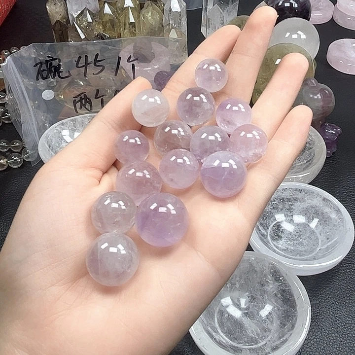 紫晶珠宝半成品未镶嵌67水晶石