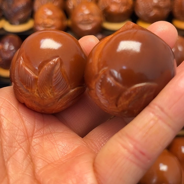 橄榄核手串/手链桃一对，