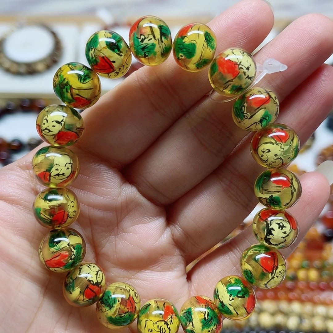 未镶嵌琥珀手链琥珀12