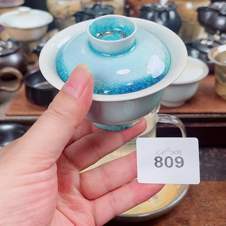 沁庐柴窑古法柴烧全手工茶具