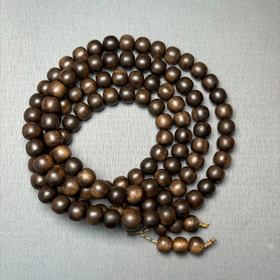 YDM068 沉香苹果珠项链尺寸约12mm 多样性发一件