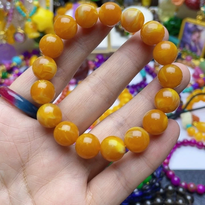 树脂制品26号黄色手串