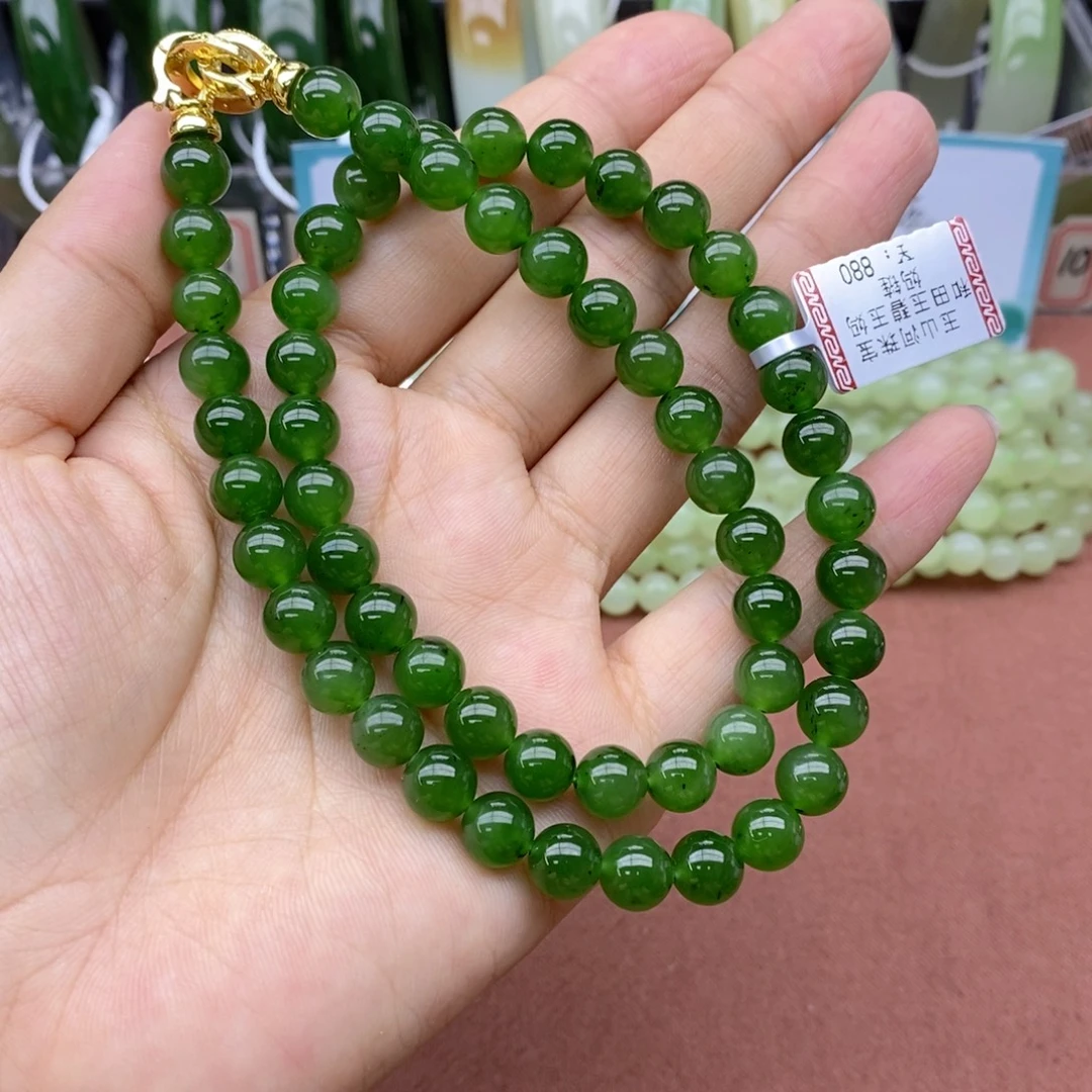 和田玉未镶嵌项链卡8